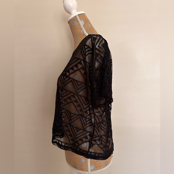 Abercrombie & Fitch Black Box Mesh Top - Picture 3 of 6